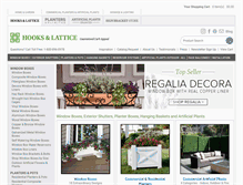 Tablet Screenshot of hooksandlattice.com